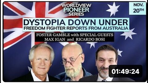"Downunder Dystopia: A Conversation with Foster Gamble, Max Igan, and Ricardo Bosi"