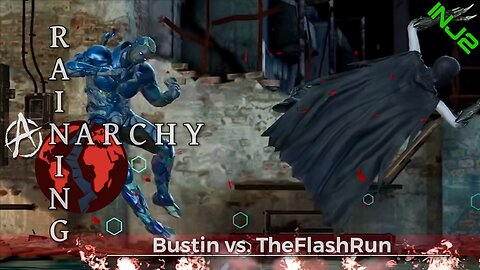 Blue Beetle body checks Raven