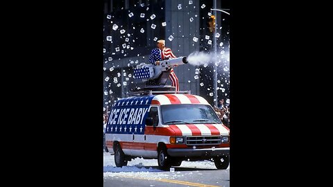 Donald Trump as ice ice baby.