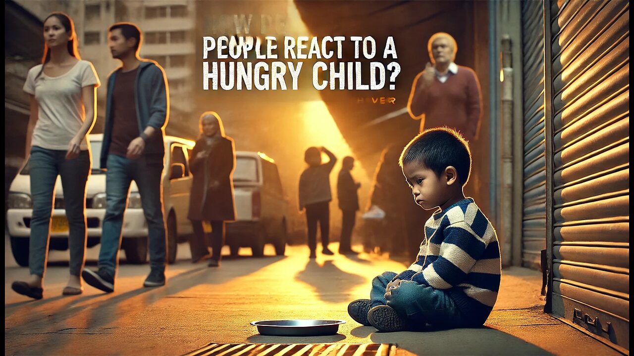 PEOPLE'S REACTIONS TOWARDS A HUNDRY CHILD|SOCIAL EXPERIMENT