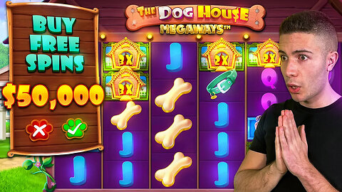 $50,000 Bonus Buy on DOG HOUSE MEGAWAYS 🐶 (50K Bonus Buy Series #09)