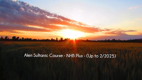 Alen Sultanic Course - NHB Plus - (Up to 2/2025)(CoursesLibrary.com)