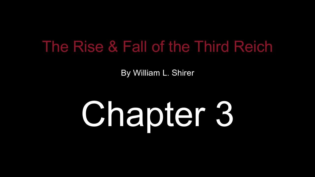 Chapter 3- Versailles, Weimar & the Beer Hall Putsch