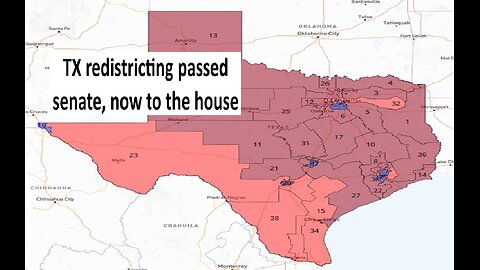 TX Senate passes map gaining 5 GOP seats