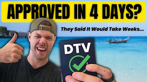 How I Got Thailand’s 5-Year DTV Visa in RECORD Time (FREE Template Inside!)