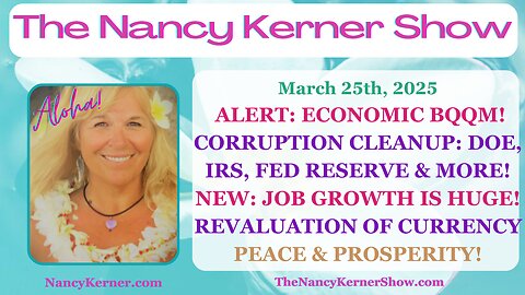 Economic BQQM! Corruption Cleanup: DOE,IRS,FED Reserve, Job Growth! RV/Currency=Peace-Prosperity