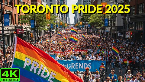 【4K】🌈 Toronto Pride 2025: My Immersive Experience at the 44th Annual Parade 🏳️‍🌈
