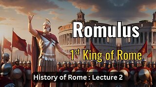 Romulus, First King of Rome– Lecture 2 (History of Rome)