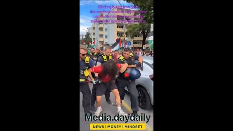 Shocking footage from Berlin documenting the police brutality against peaceful demonstrators