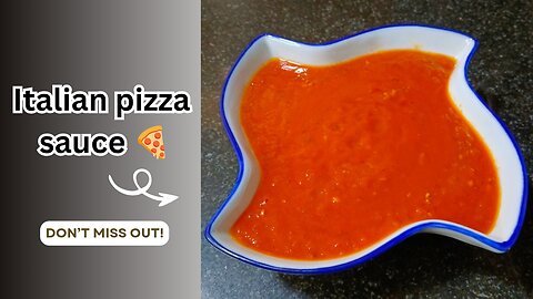 Italian pizza sauce 🍕 Quick and easy 😲