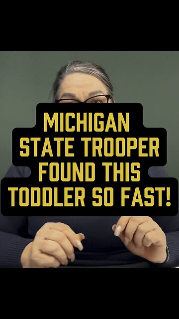 State Trooper Found Toddler FAST! 😱