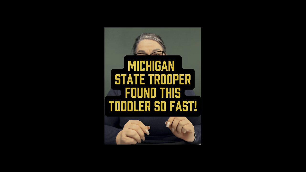 State Trooper Found Toddler FAST! 😱