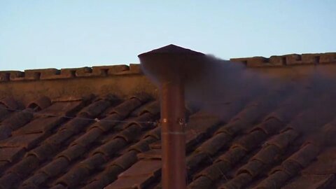Black Smoke From The Sistine Chapel, Cardinals Fail To Elect New Pope On The First Ballot