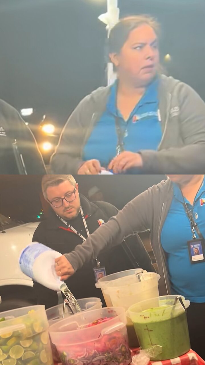 Inspectora arruina la comida de un vendedor ambulante rociándola con lejía