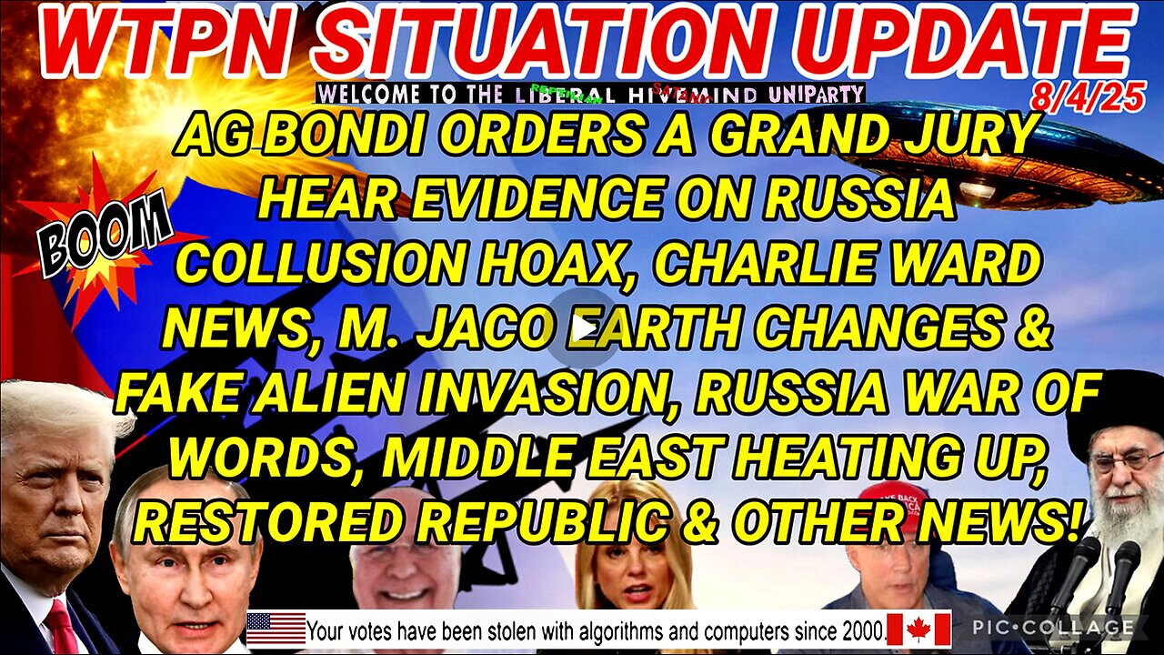 WTPN SITUATION UPDATE FEATURING RESTORED REPUBLIC 8/4/25