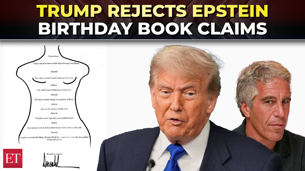 Not my signature, not how I speak’: Trump dismisses Epstein birthday book claims as ‘waste of time’