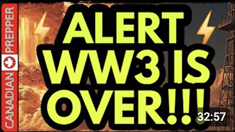 "Breaking: Civil War Prevented, WW3 Called Off and Economy Stabilized: No More Prepping Required!"