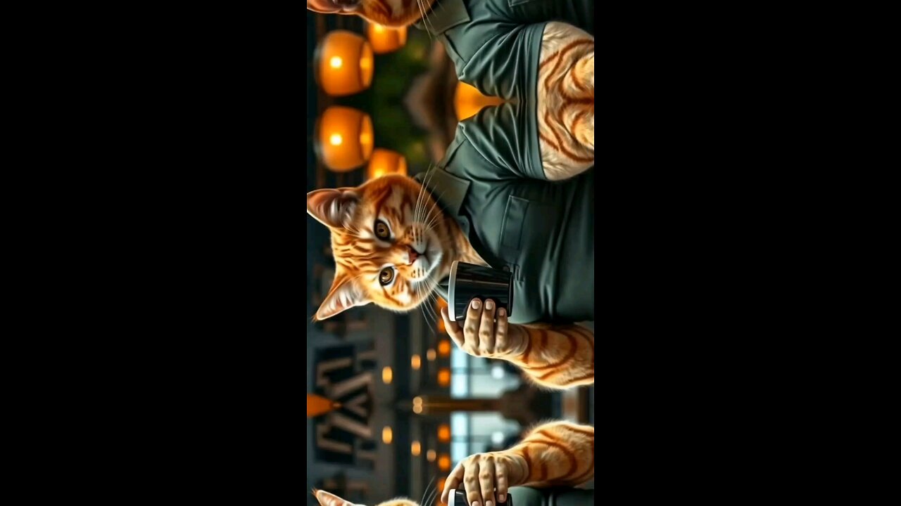 cute cat in war🔥🌹❤️