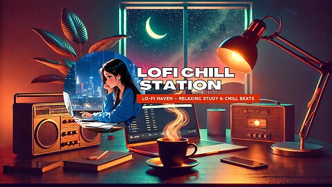 🌙🎶 Lo-Fi Haven – Relaxing Study & Chill Beats | Focus Music