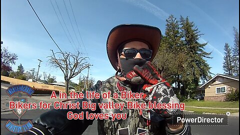 A in the life of a BikerBikers for Christ Big valley Bike blessing God loves you #theoutlawpreacher