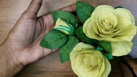 How to Make Crepe Paper Flowers | Easy DIY Paper Flower Tutorial