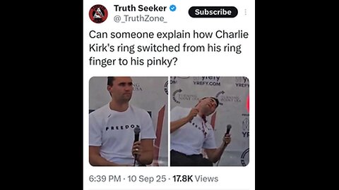 THE CHARLIE KIRK ASSASSINATION 💍 MAGIC RING PSYOP