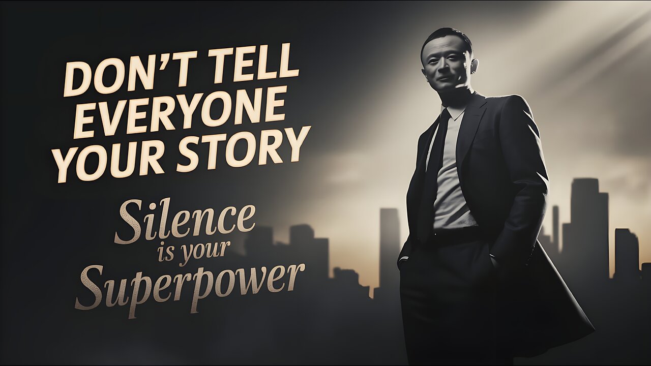 DON'T TELL EVERYONE YOUR STORY – Powerful Jack Ma Motivation | Silence Is Your Superpower