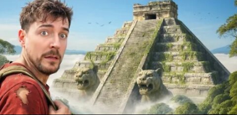First time on REALITY FILES "mr beast" | 100 Hours in a Forbidden Mayan Temple!