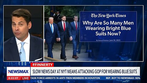 Liberals have moved on to Trump's suit colors: Rob Finnerty