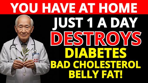 MIRACLE! 18 Plants DESTROY Diabetes, Cholesterol & Belly Fat OVERNIGHT!