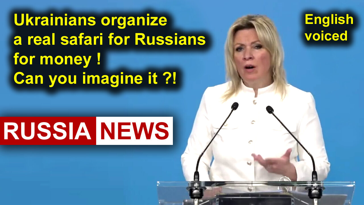 Ukrainians organize a real safari for Russians for money! Can you imagine it?!