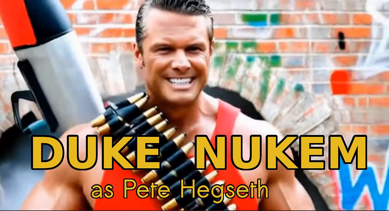 DUKE NUKEM as Pete Hegseth a video game parody with Donald Trump- Free Voice Videos