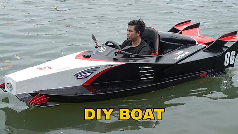 I Turned a $200 Junk Jet Ski into a Formula 1‑Style Speed Boat in 60 Days