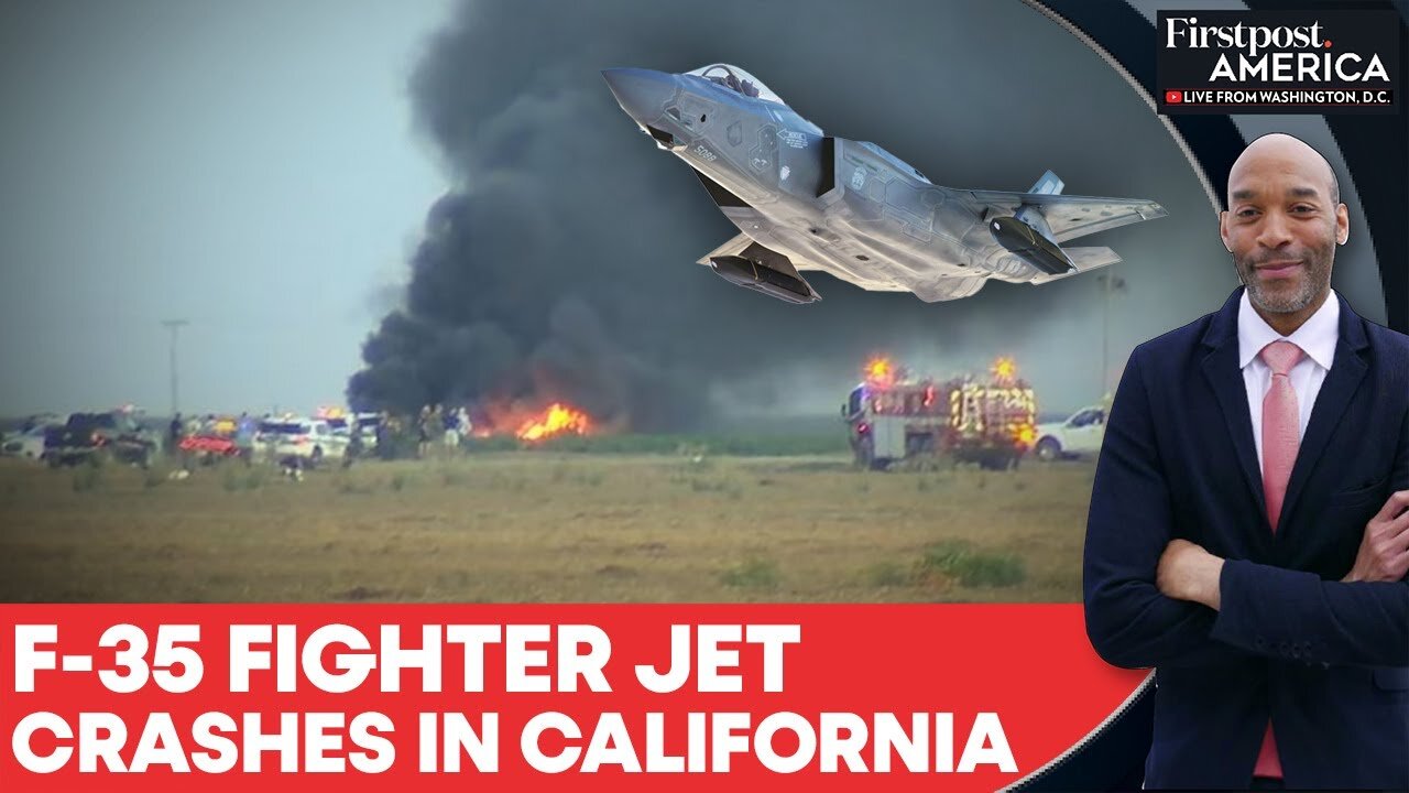 US: F-35 Jet Crashes In California Amid Technical Concerns & Criticism | Firstpost America | N18G