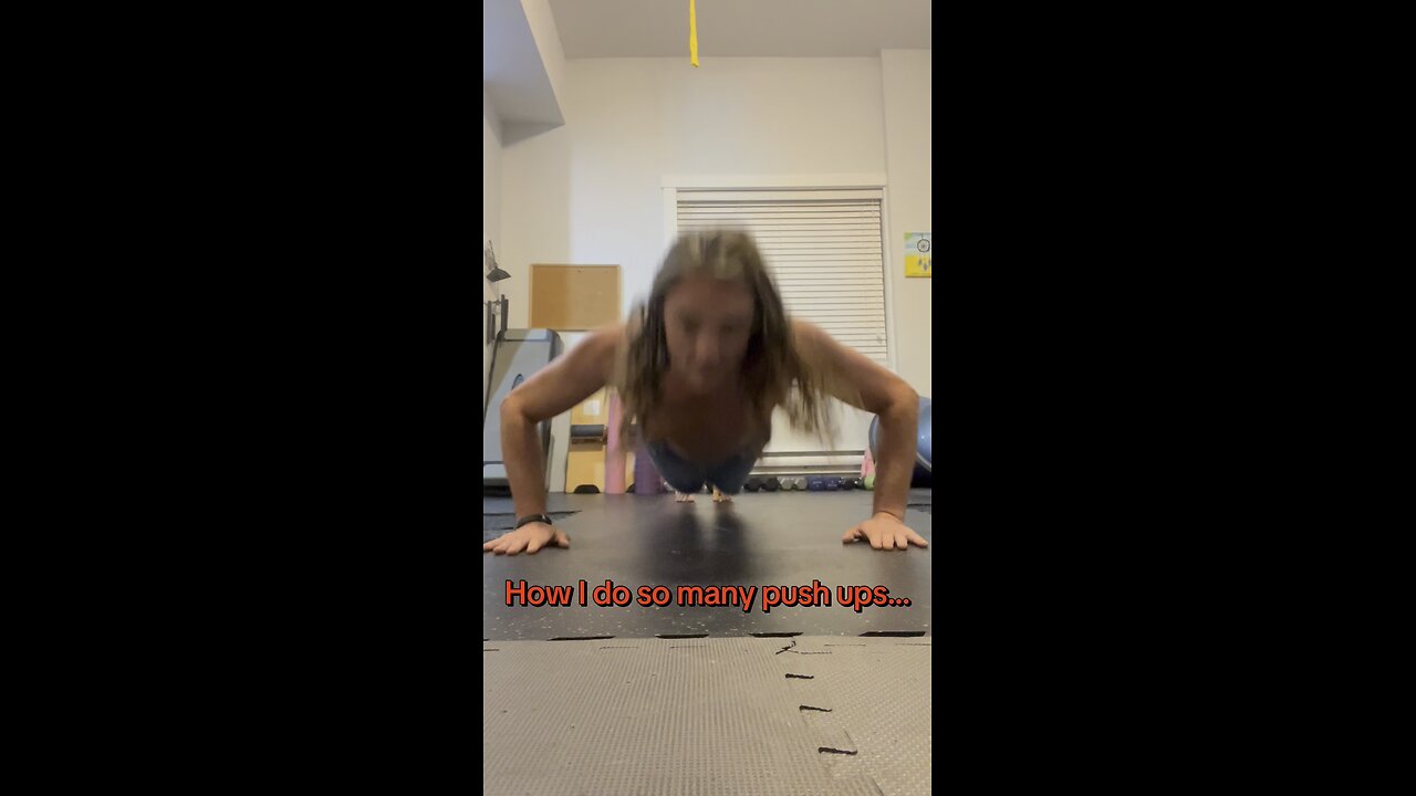 How I do so many push ups