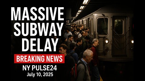 NYC Subway Delay,” “Breaking News,” “July 10, 2025