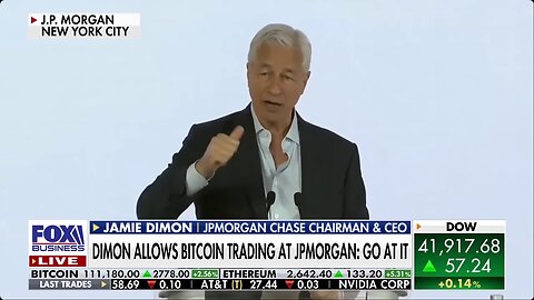 After losing out to Banks offering Bitcoin services, Jamie Dimon's JP Morgan Bank does a 180° 🏦🪙