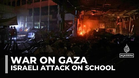 Children killed_ wounded in Israeli attack on Gaza City school