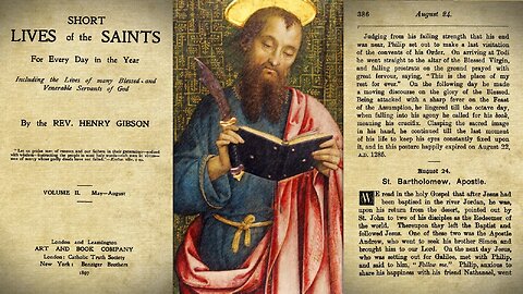 Saint Bartholomew {August 24} 📖🎧