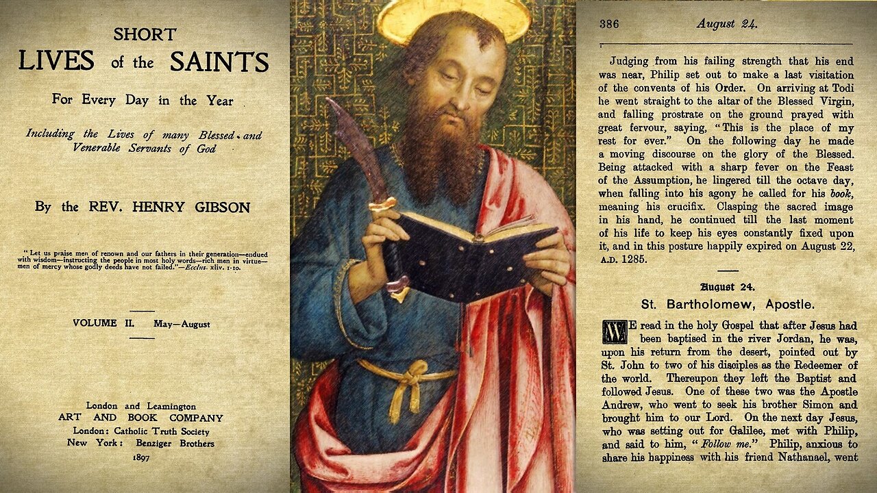 Saint Bartholomew {August 24} 📖🎧