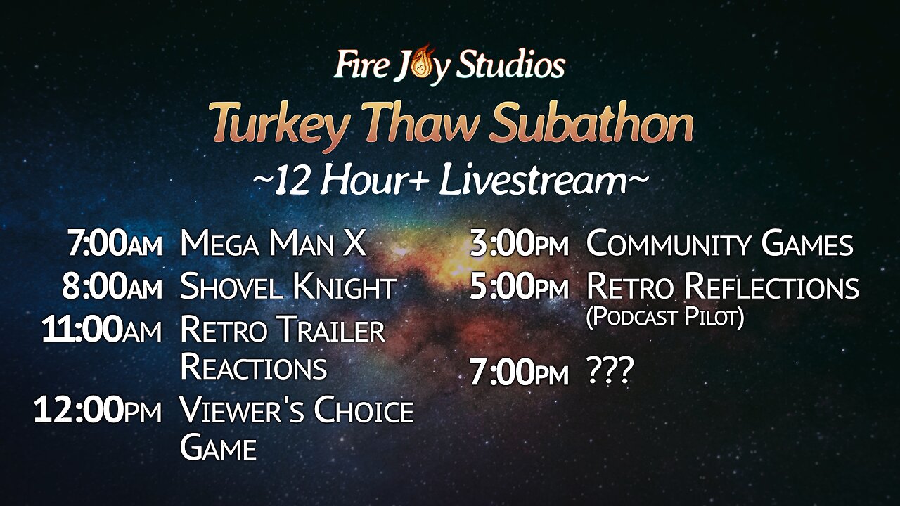 🦃 Turkey Thaw Subathon 🚀