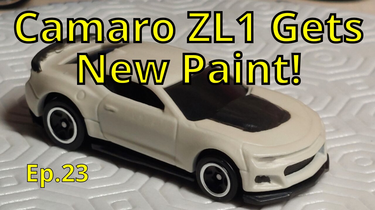 🎨 My First 1:64 Diecast Repaint! Lessons Learned on This Camaro ZL1 Custom! 🚗🔥 | Ep.23