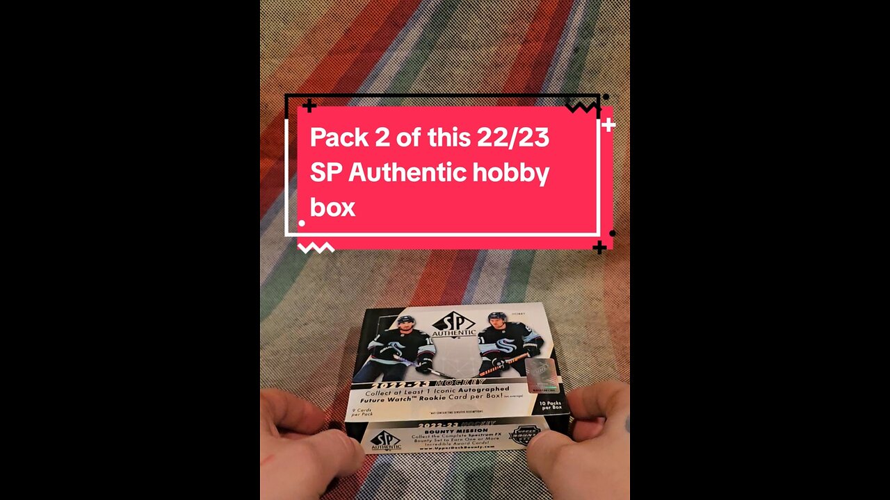 Pack 2 of this 22/23 SP Authentic hobby box