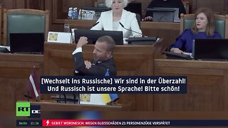 Lettischer Abgeordneter verteidigt Russischsprachige – von Plenarsitzung ausgeschlossen