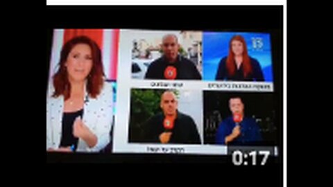 "Channel 13 TV Announcer in Israel Collapses"