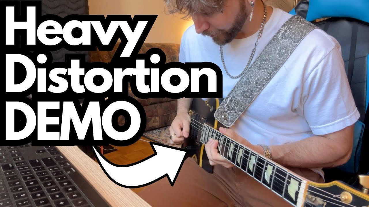 How the ESP Eclipse Sounds with Heavy Distortion & Clean + FX