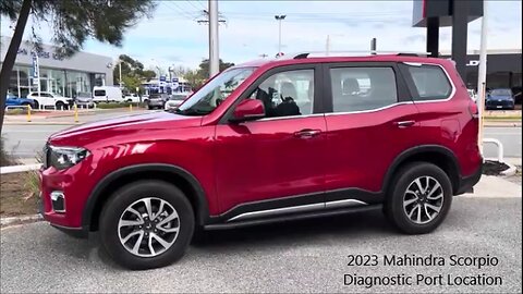 2023 Mahindra Scorpio Diagnostic Port Location