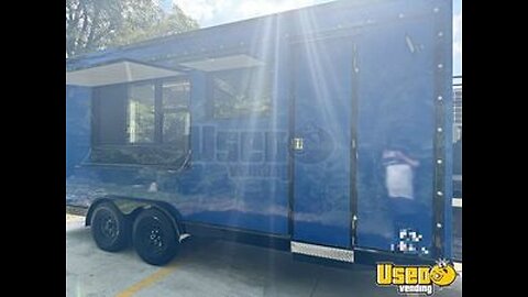 2024 - 8' x 18 Kitchen' Food Concession Trailer w/ Pro Fire System for Sale in Texas!