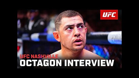 Steve Garcia Octagon Interview | UFC Nashville