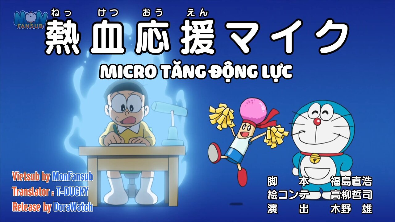 Doraemon Tập 811 - Phần 2 | Micro Tăng Động lực